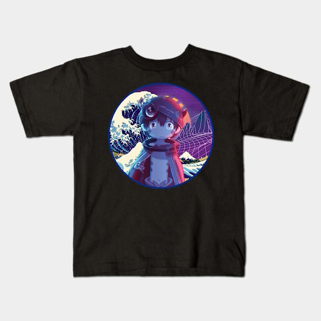 Riko's Journey - Embark on a Magical Adventure with This Made In Tee Kids T-Shirt by anyone heart